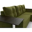 Угловой диван атланта микровельвет зеленый угол правый еврокнижка