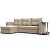 Угловой диван атланта велюр бежевый угол левый еврокнижка