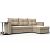 Угловой диван атланта велюр бежевый угол правый еврокнижка