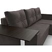 Угловой диван атланта велюр коричневый угол правый еврокнижка