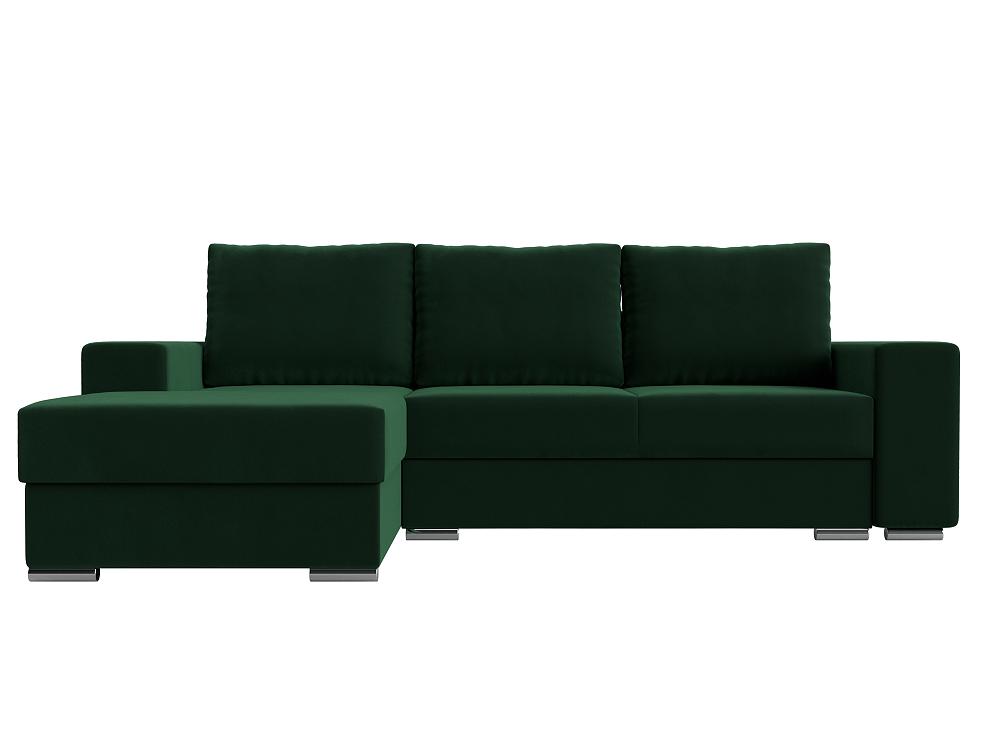 Угловой диван Дрезден левый Велюр Зеленый фреза силиконовая для полировки средняя 8 × 18 мм в пластиковом футляре зеленый