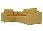 Угловой диван Кембридж Микровельвет Желтый левый угол