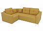 Угловой диван Кембридж Микровельвет Желтый левый угол