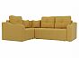 Угловой диван Кембридж Микровельвет Желтый левый угол