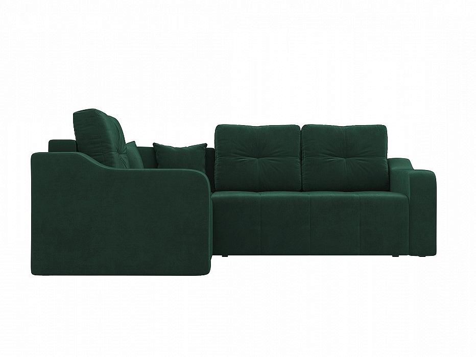Угловой диван Кембридж  Велюр Зеленый левый угол фреза силиконовая для полировки средняя 8 × 18 мм в пластиковом футляре зеленый