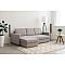 Угловой диван-кровать "ларио" стандарт мора каппучино вариант 1 еврокнижка