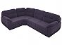 Диван угловой Бруклин левый Велюр Фиолетовый
