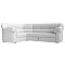 Диван угловой Карнелла левый Экокожа Белый