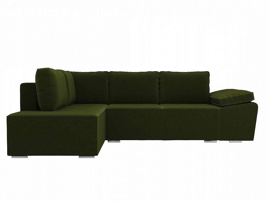 Диван угловой Хьюго левый Микровельвет Зеленый фреза силиконовая для полировки средняя 8 × 18 мм в пластиковом футляре зеленый