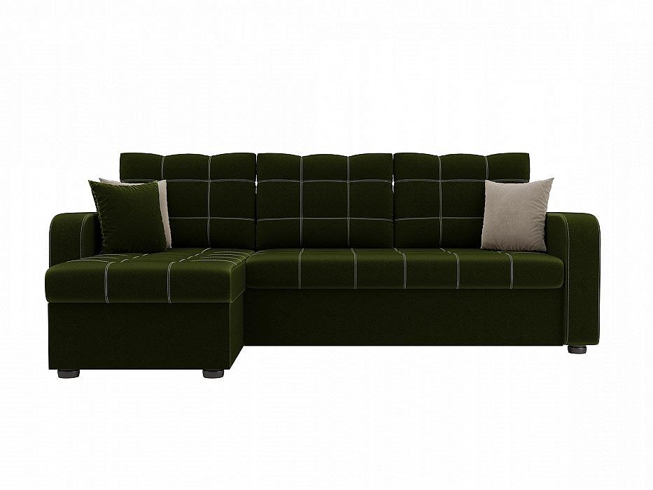 Угловой диван Ливерпуль левый Микровельвет Зеленый фреза силиконовая для полировки средняя 8 × 18 мм в пластиковом футляре зеленый
