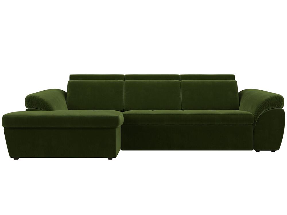 Диван угловой Мисандра левый Микровельвет Зеленый фреза силиконовая для полировки средняя 8 × 18 мм в пластиковом футляре зеленый