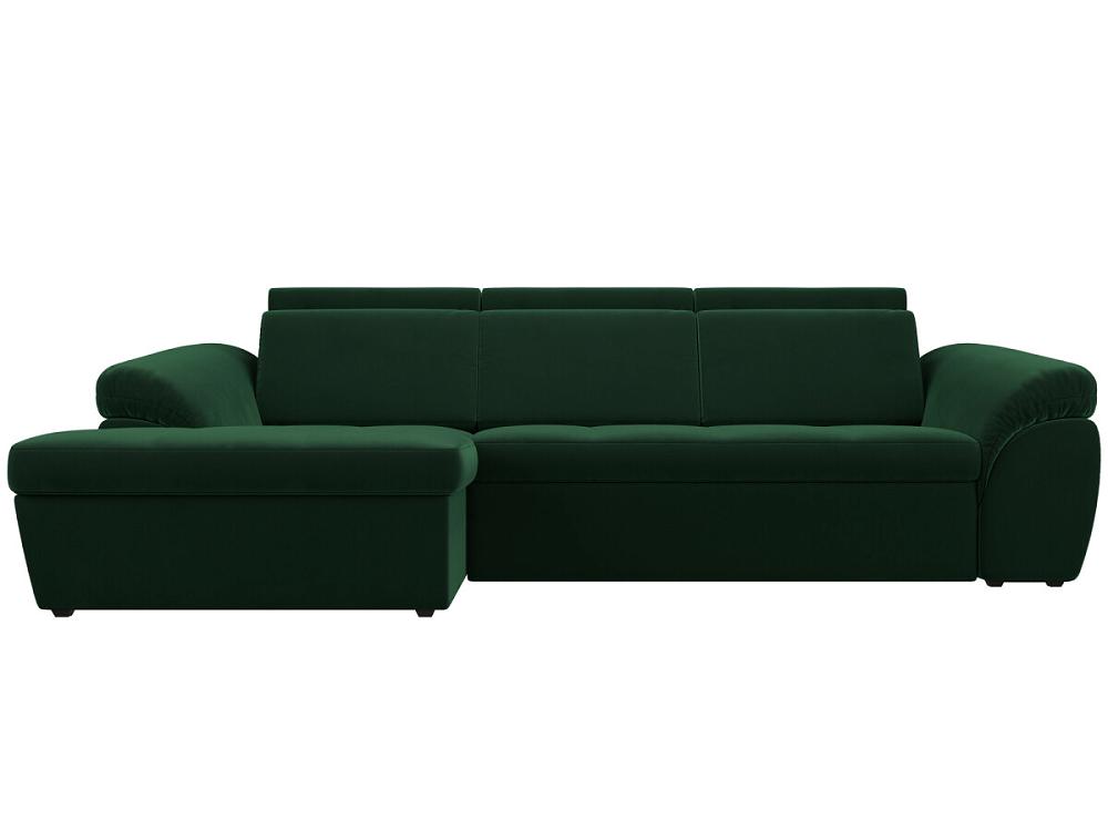 Диван угловой Мисандра левый Велюр Зеленый фреза силиконовая для полировки средняя 8 × 18 мм в пластиковом футляре зеленый