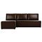 Диван угловой Поло левый Экокожа Коричневый