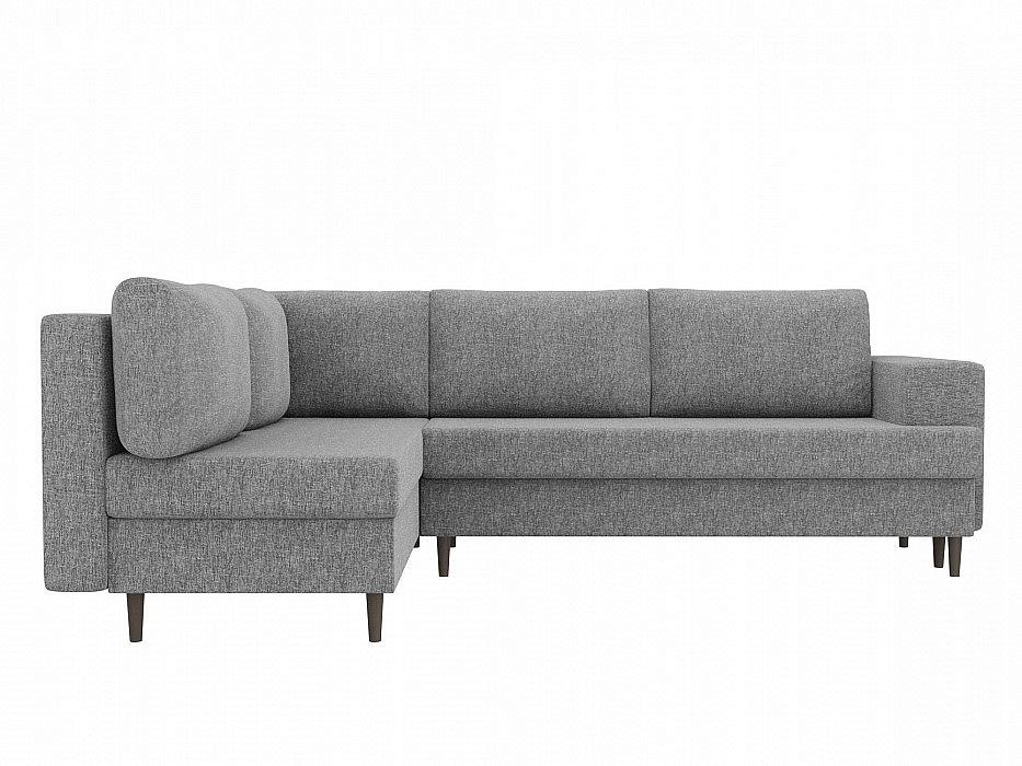 

Диван угловой Сильвана левый Рогожка Серый