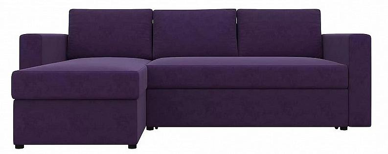 Диван угловой Траумберг левый Микровельвет Фиолетовый диван угловой траумберг правый микровельвет красный