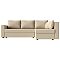 Угловой диван Мансберг экокожа бежевый угол правый