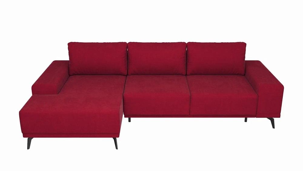 Угловой диван Марсель Микровельвет Красный угол Левый полубусины самоклеющиеся d 6 мм красный