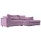Угловой диван Пекин угол правый микровельвет сиреневый