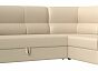 Диван угловой карнелла правый экокожа бежевый дельфин