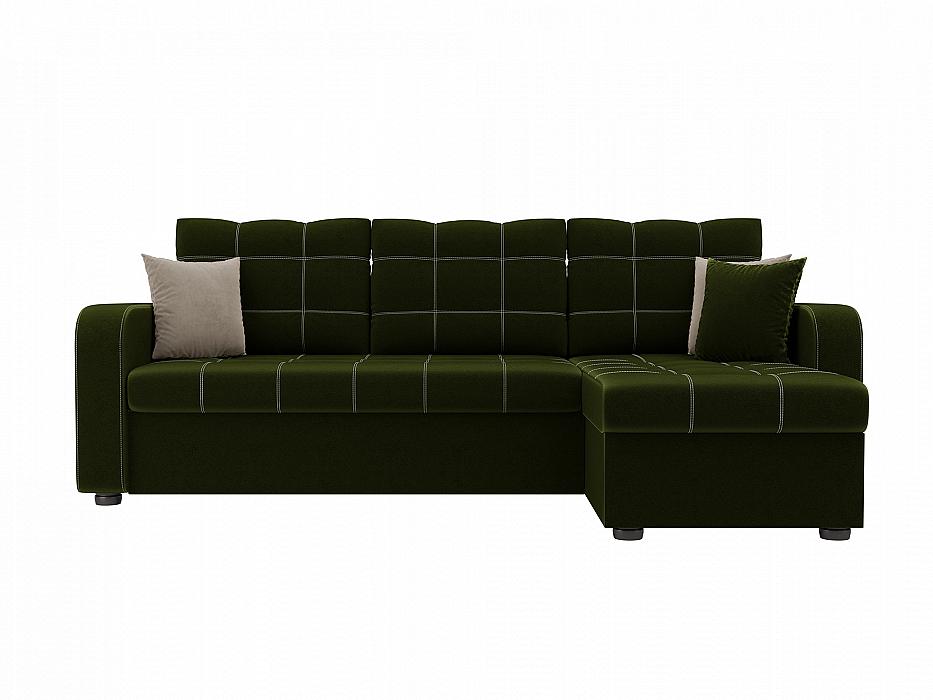 Угловой диван Ливерпуль правый Микровельвет Зеленый фреза силиконовая для полировки средняя 8 × 18 мм в пластиковом футляре зеленый
