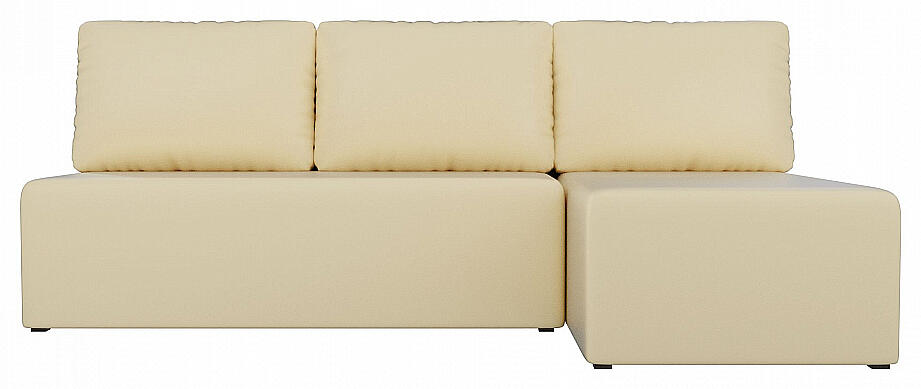 Диван угловой Поло правый Экокожа Бежевый 29999₽