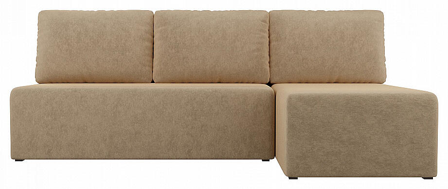 Диван угловой Поло правый Микровельвет Бежевый 29999₽