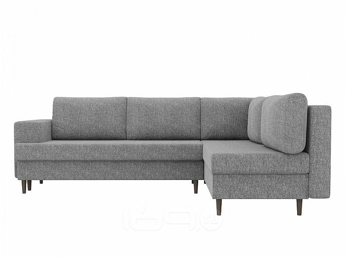 Диван угловой Сильвана правый Рогожка Серый