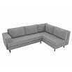 Диван угловой Сильвана правый Рогожка Серый