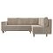 Диван угловой Сильвана правый Велюр Бежевый