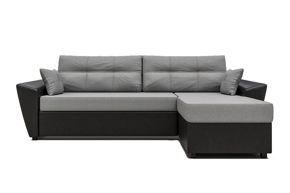 Угловой диван Неаполь Grey Браво 117-0006, цвет серый - фото 1