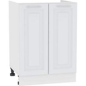 Шкаф нижний под мойку с 2-мя дверцами Ницца Royal НМ 600 Blanco-Белый