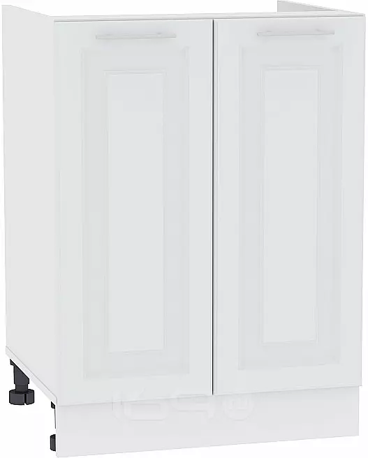 Шкаф нижний под мойку с 2-мя дверцами Ницца Royal НМ 600 Blanco-Белый