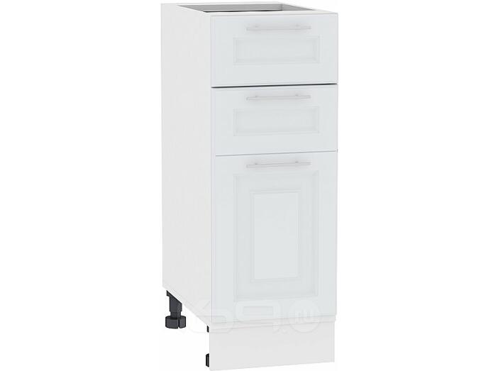 Шкаф нижний с 3-мя ящиками Ницца Royal Н 303 Blanco-Белый