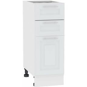 Шкаф нижний с 3-мя ящиками Ницца Royal Н 303 Blanco-Белый