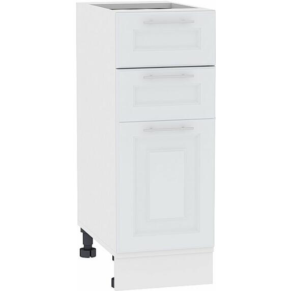 Шкаф нижний с 3-мя ящиками Ницца Royal Н 303 Blanco-Белый