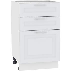 Шкаф нижний с 3-мя ящиками Ницца Royal Н 503 Blanco-Белый