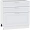 Шкаф нижний с 3-мя ящиками Ницца Royal Н 803 Blanco-Белый