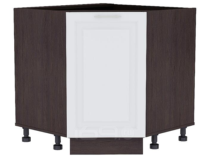 Шкаф нижний угловой (трапеция) Ницца Royal НУ 890 Blanco-Венге
