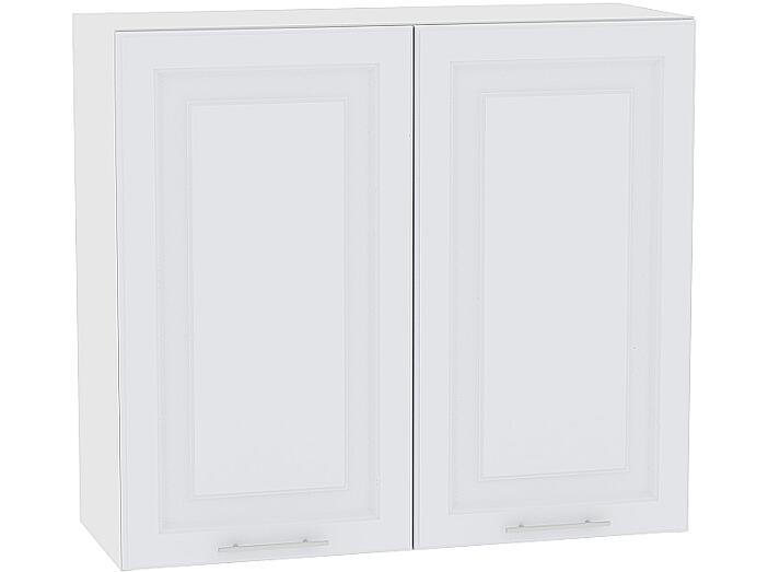 Шкаф верхний с 2-мя дверцами Ницца Royal В 800 Blanco-Белый