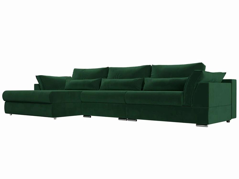 Угловой диван Пекин Long угол левый велюр зеленый диван угловой мэдисон long правый рогожка серый