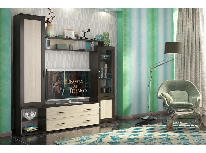 Гостиная Абель Дуб-феррара/Ясень шимо светлый