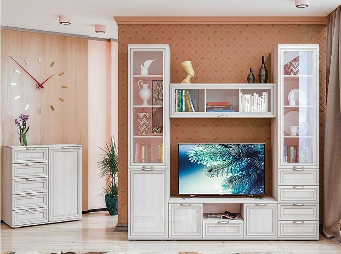 Гостиная Бьянка-01 Ясень Анкор светлый