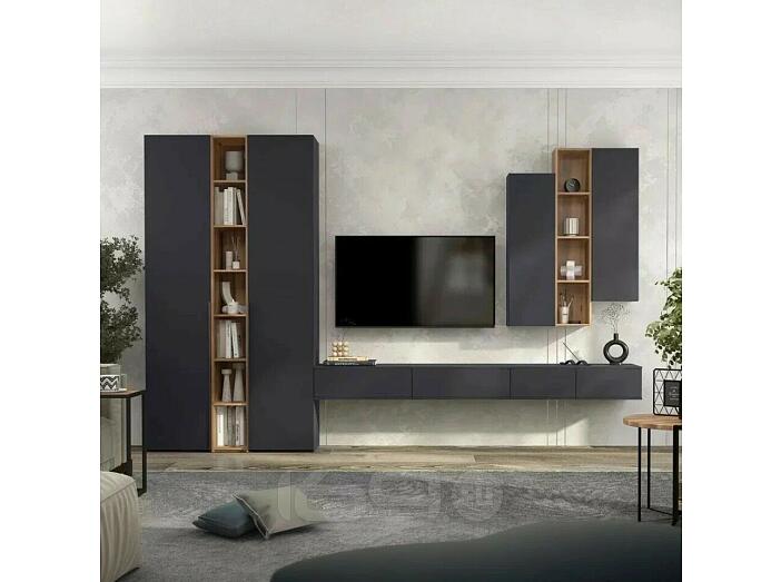 Гостиная Лаура Серый уголь