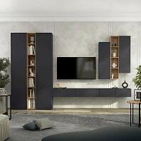 Гостиная Лаура Серый уголь