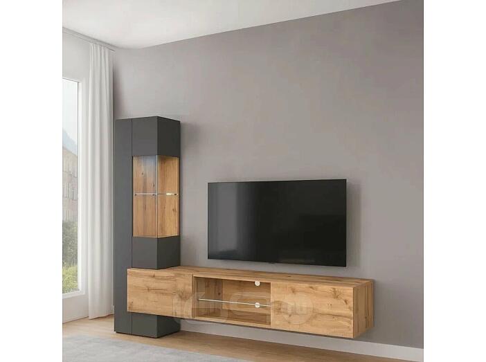 Гостиная POINT ТИП-70 Дуб Вотан/Серый графит 71774910