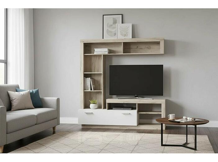 Ангара Центральная секция (Кашемир, Дуб Крафт серый)