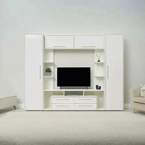 Гостиная Гармония  (Белый Глянец, Белый)