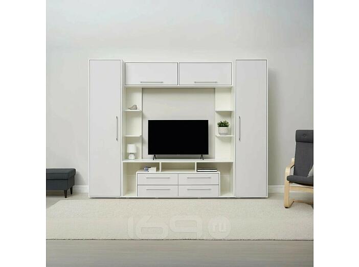 Гостиная Гармония  (Пластер Бьянко, Белый)