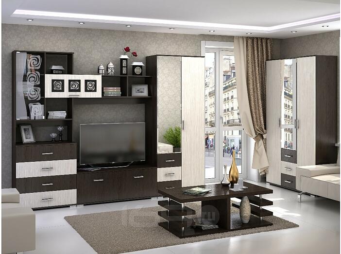 Гостиная Рошель-03 Венге/ Дуб белфорд