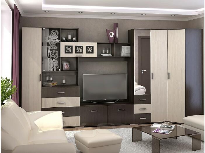 Гостиная Рошель-02 Венге/ Дуб белфорд